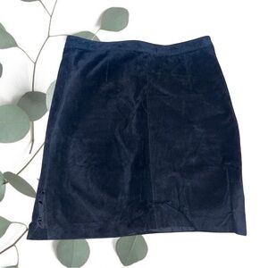 Paul Harris Designs - size 16 genuine leather/suede pencil skirt